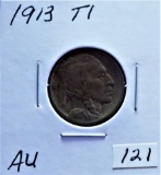 1913 T1 Buffalo Nickel