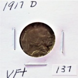 1917-D Buffalo Nickel