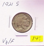 1921-S Buffalo Nickel