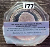 Albery Eisnstein 1oz Silver Medal