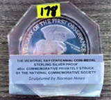 Memorial Day Mentennial 1oz Silver Medal