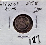 1853 Seated Half Dime