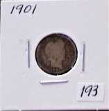 1901 Barber Dime