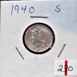 1940-S Mercury Dime