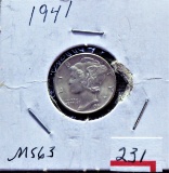 1941 Mercury Dime