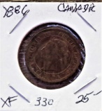 1886 Canada Cent