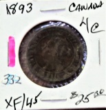 1893 Canada Cent
