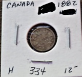 1882 H Canada Nickel
