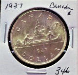 1937 Canada Silver Dollar