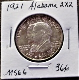1921 Alabama 2x2 Comm Half