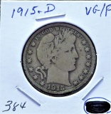 1915-D Barber Half