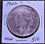 1972 Peace Dollar