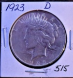 1923-D Peace Dollar