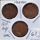 1928 P/D/S Lincoln Cents