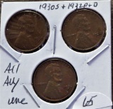 1930-S, 1923 P/D Lincoln Cents