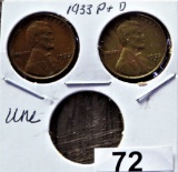 1933 P/D Lincoln Cent