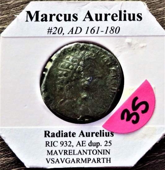 Marcus Aurelius #20 AD 161-180