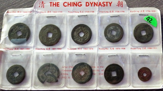 The Ching Dynasty Coin Collection
