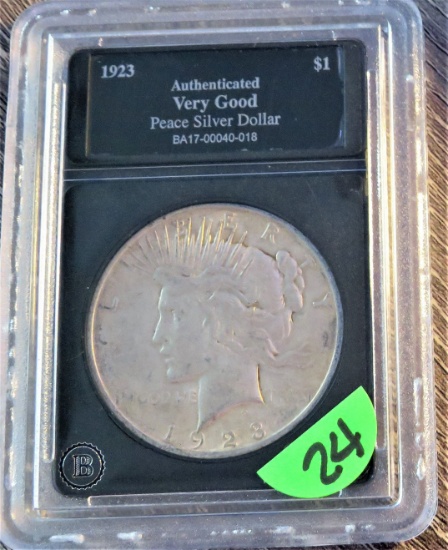 1923 Peace Dollar