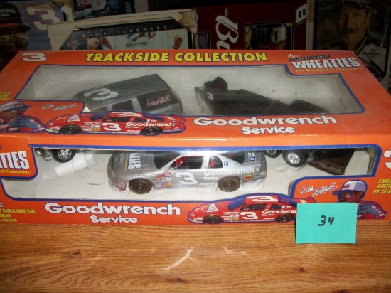 Wheaties Trackside 3 pc Collection Dale Earnhardt