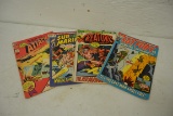 4 comic books