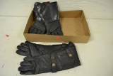 Leather men's gloves