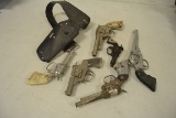 Toy guns & 1 holster