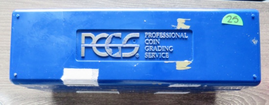 1 Blue PCGS Coin Box