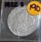 1922-S Peace Silver Dollar