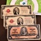 2 1928F $2 Dollar Bills and Canadian 1937 $2 Bill