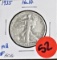 1935 Walking Liberty Half