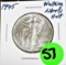 1945 Walking Liberty Half