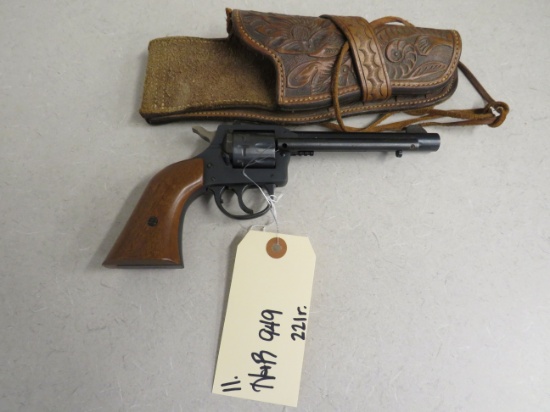 H&R Model 949 22 LR Pistol with Leather Holster