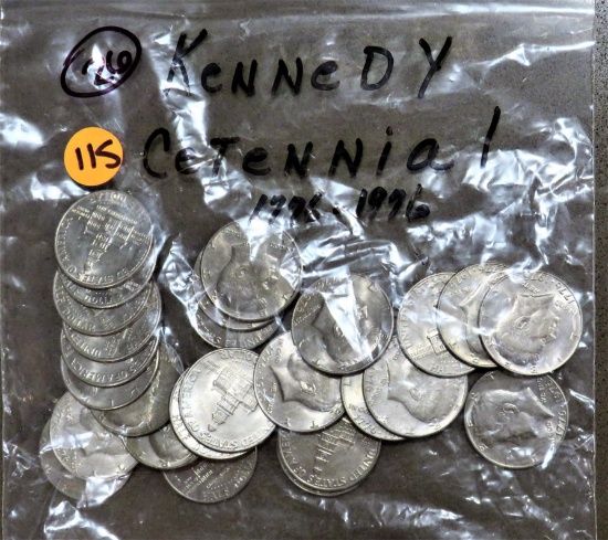 26 JFK Bi Centennial Halves