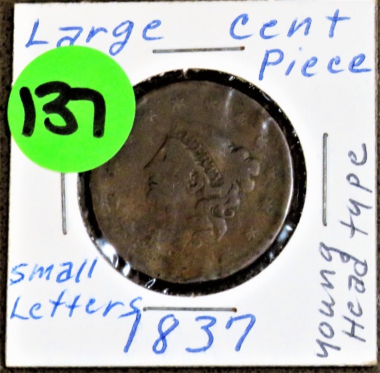 1837 Large Cent