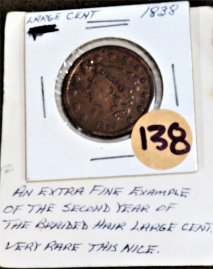1838 Large Cent