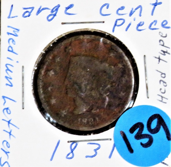 1831 Large Cent