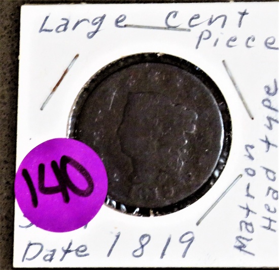 1819 Large Cent