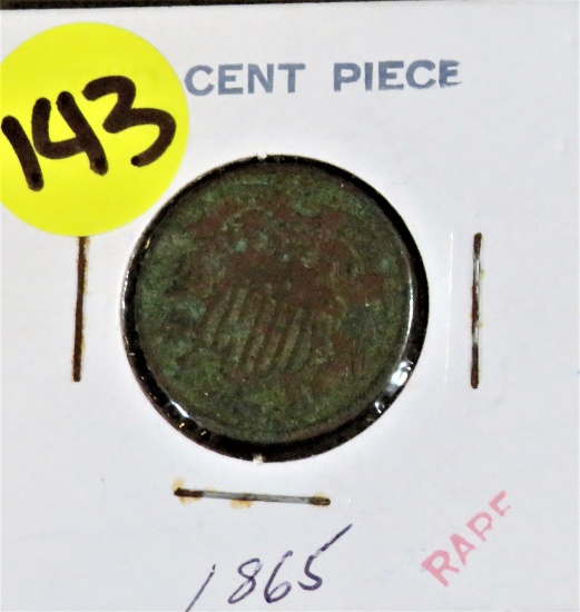 1865 2 Cent Piece