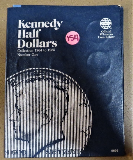 Kennedy Half Book  missing 1966 and 1967