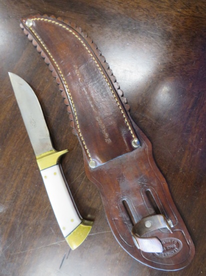 Clark Gocken 5" Knife with Scabbord