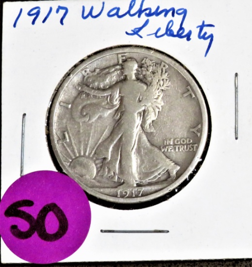 1917 Walking Liberty Half