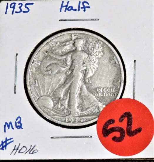 1935 Walking Liberty Half