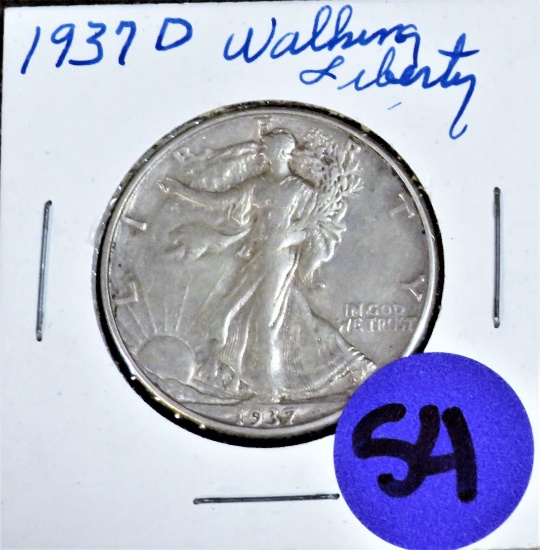 1937D Walking Liberty Half