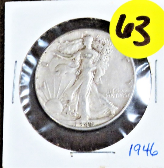 1946 Walking Liberty Half