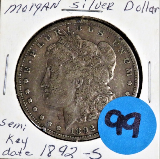 1892S Morgan Dollar
