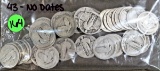 43 No Date Standing Liberty Quarters
