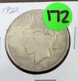 1922 Peace Silver Dollar