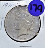 1922-D Peace Silver Dollar
