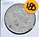 1922-D Peace Silver Dollar